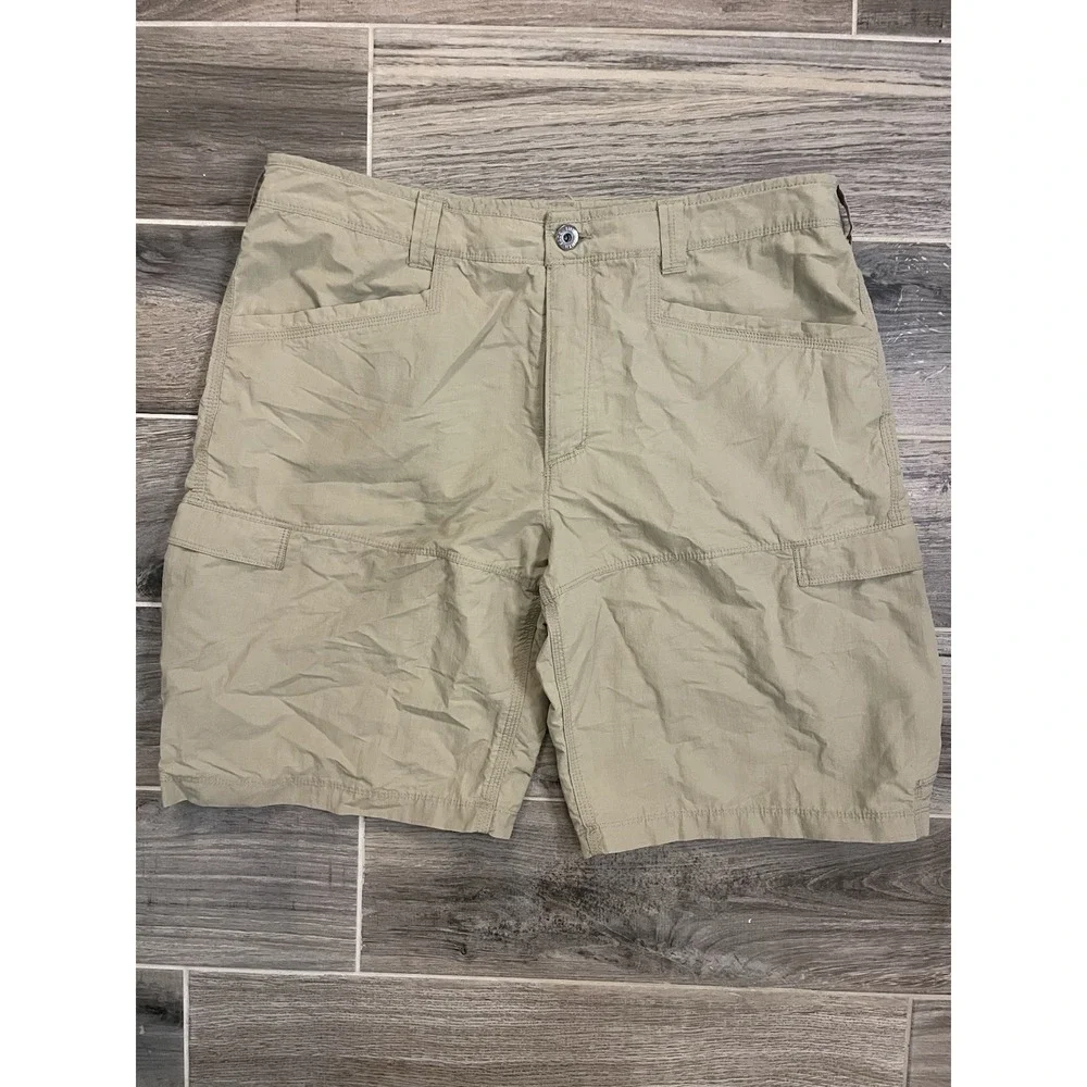 North Face Men's Shorts‎ Cargo RipStop 36 Multi Pockets 10 Inch Outdoor Hiking